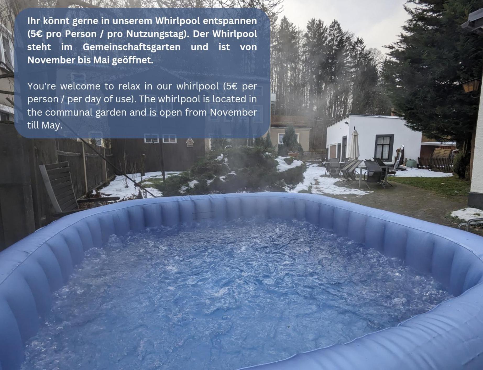 Helle gemütliche Wohnung mit Terrasse und Pool - H2 Sebnitz Exterior foto